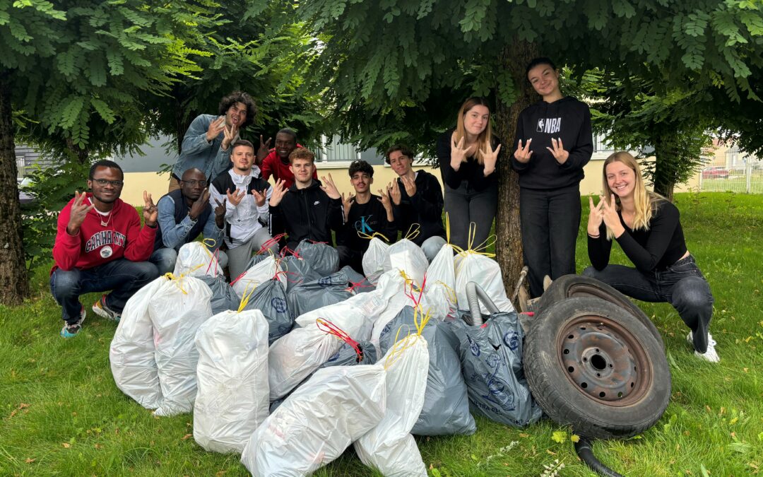 Ramassage des déchets pour le World Cleanup Day